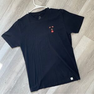 Snapchat Dog Filter Embroidered Short Sleeve T Shirt Black (medium)